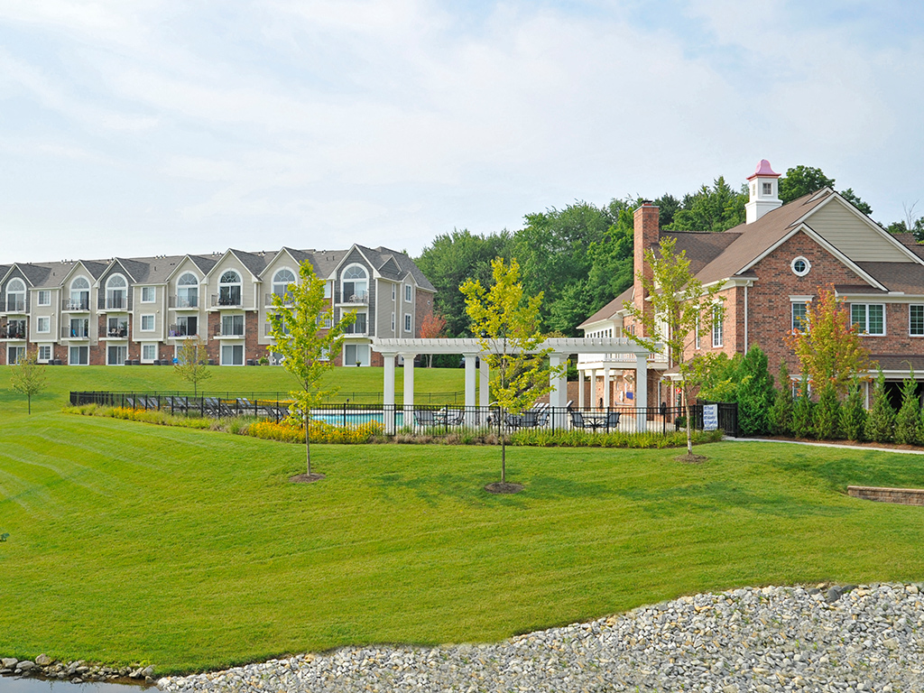 Acres of Green Lawns at LakePointe Apartments, Batavia, OH