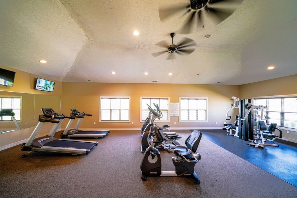 Spacious Fitness Center at Limestone Creek Apartment Homes, Alabama