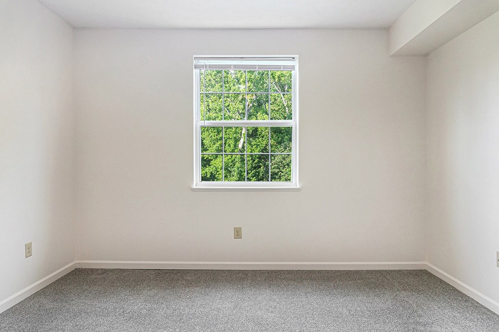 Large bedroom with a window and walk-in closet at Limestone Creek Apartment Homes, Alabama