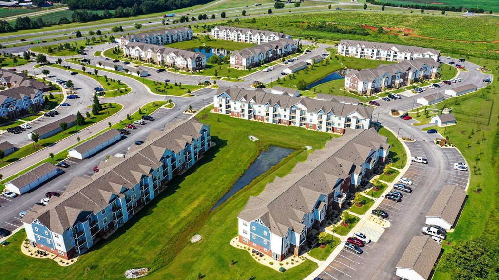 Aerial View of Property at Limestone Creek Apartment Homes, 35756
