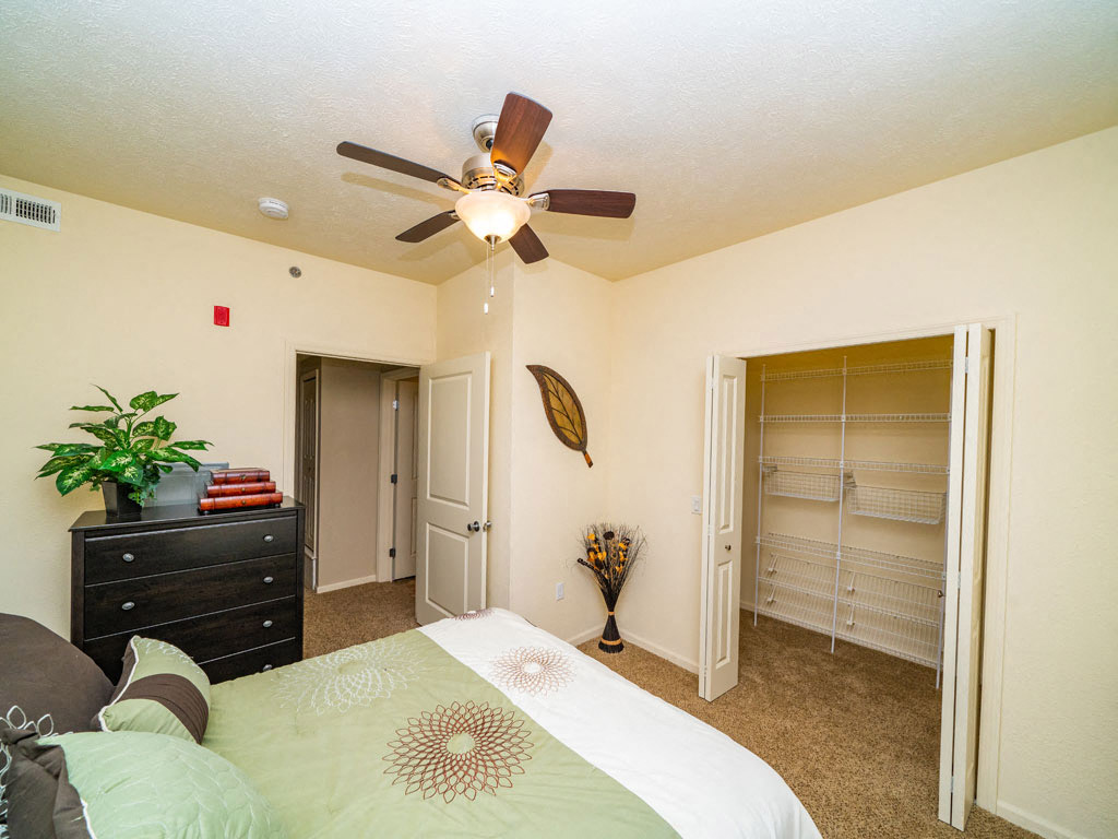 Comfortable Bedroom With Large Closet at Lynbrook Apartment Homes and Townhomes, Elkhorn, 68022