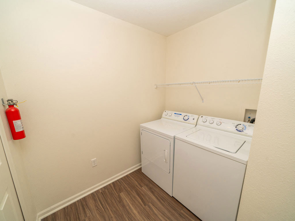 In Home Stacked Washer Dryer at Lynbrook Apartment Homes and Townhomes, Elkhorn, NE