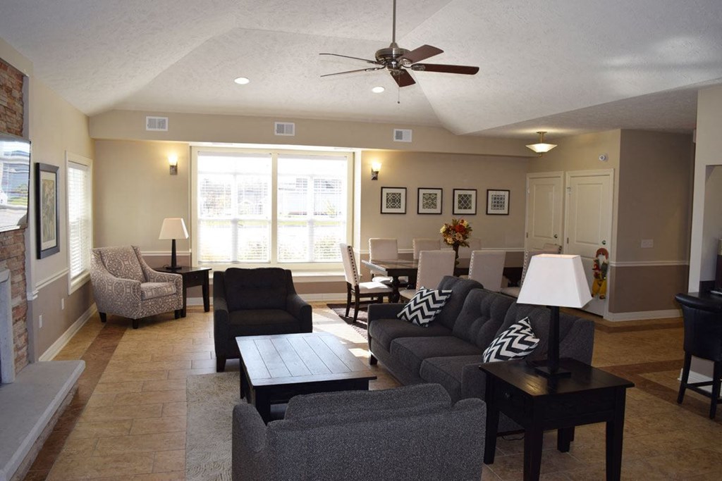 Community Building with Wi Fi at Lynbrook Apartment Homes and Townhomes, Elkhorn, NE, 68022