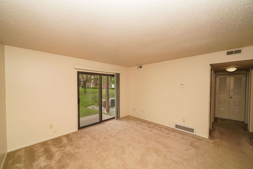 Slider to Private Patio at Madeira Apartments in Kalamazoo, MI