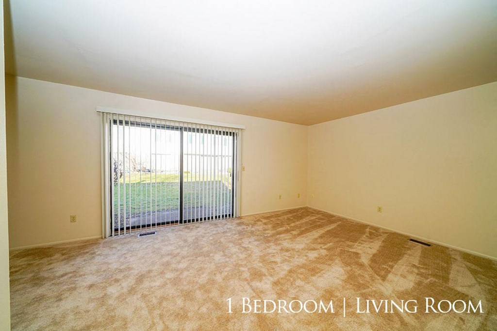 Spacious Living Room at Mount Royal Townhomes, Kalamazoo, MI