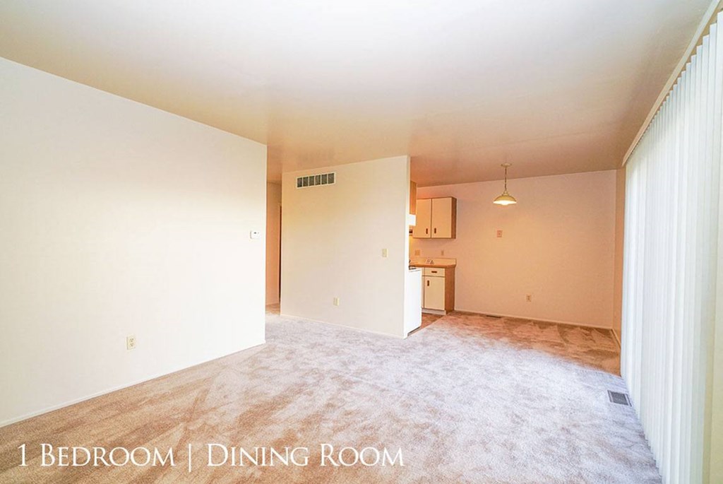 Open Floor Plan With Carpeting at Mount Royal Townhomes, Kalamazoo, Michigan