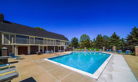 Access to Outdoor Pool with Wi Fi at Mount Royal Townhomes, Kalamazoo, Michigan