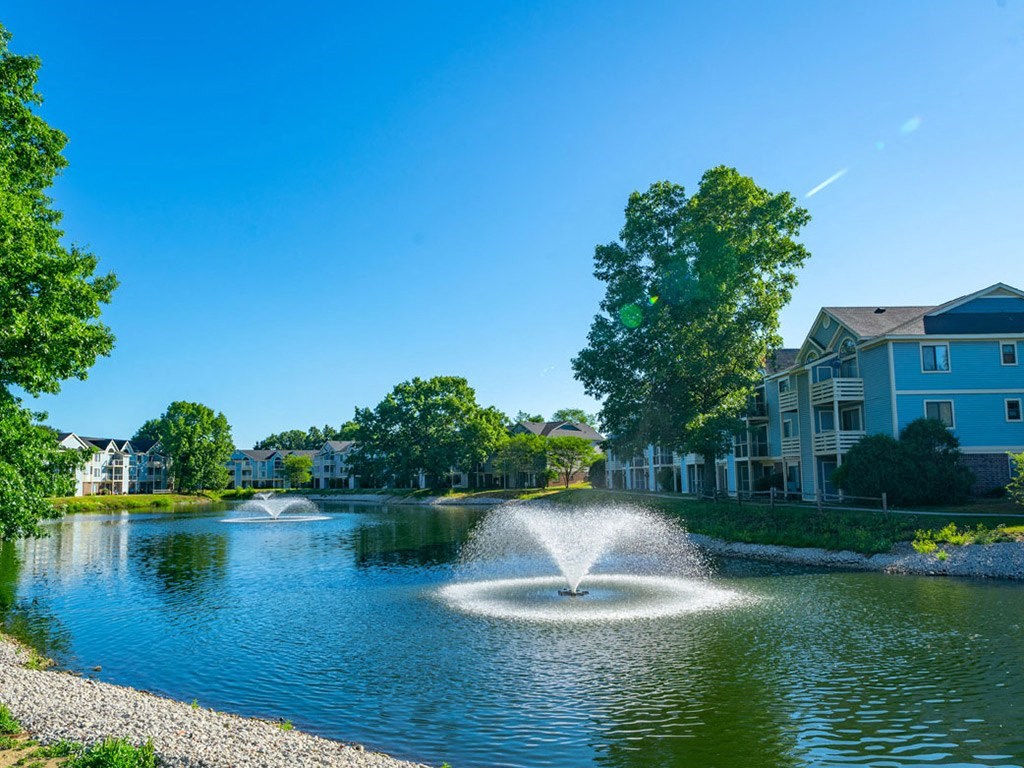 Pond Community View at North Pointe Apartments, Elkhart, 46514