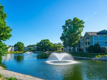 Pond Community View Pond Community View at North Pointe Apartments, Elkhart, 46514 - Photo Gallery 2
