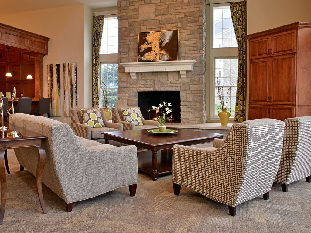 Community Room Lounge at Northport Apartments, Michigan