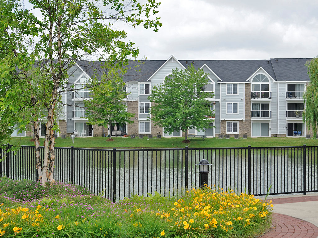 Lake Views from Private Balconies at Northport Apartments, Macomb, 48044