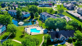 Lush Surroundings Lush Surroundings at North Pointe Apartments, Elkhart, Indiana - Photo Gallery 3