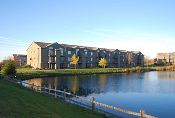 Pond Views from Balconies Pond Views from Balconies at Oak Shores Apartments, Oak Creek, WI, 53154 - Photo Gallery 3