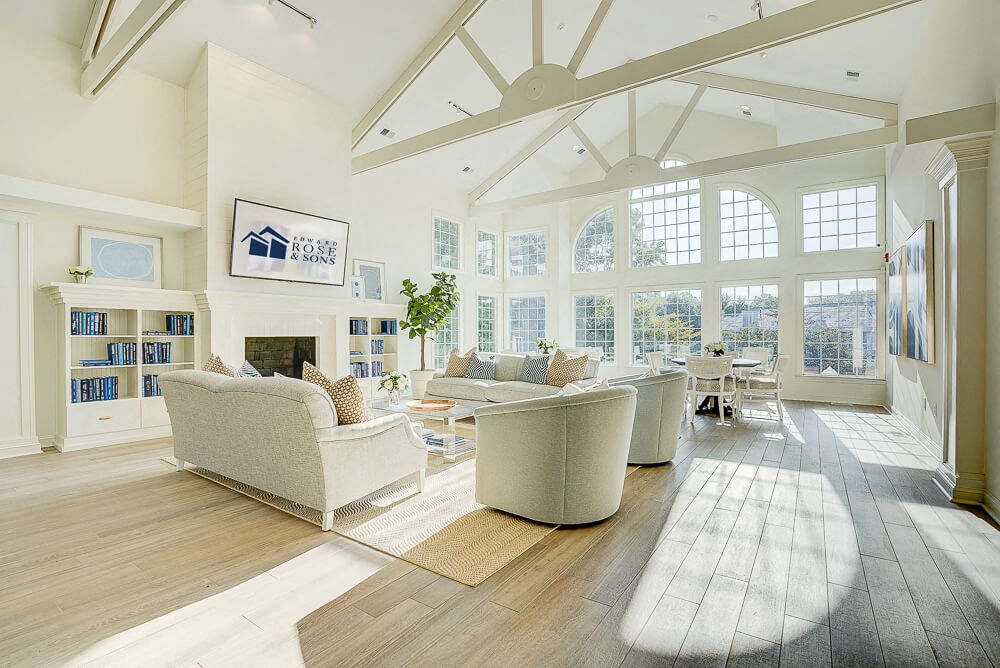 Community Clubhouse With Tv at Sunscape Apartments, Roanoke, VA