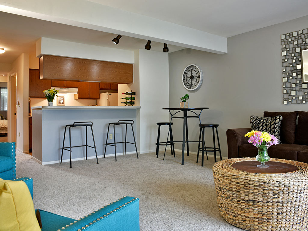 Open Concept Layout at Portsmouth Apartments, Novi, MI