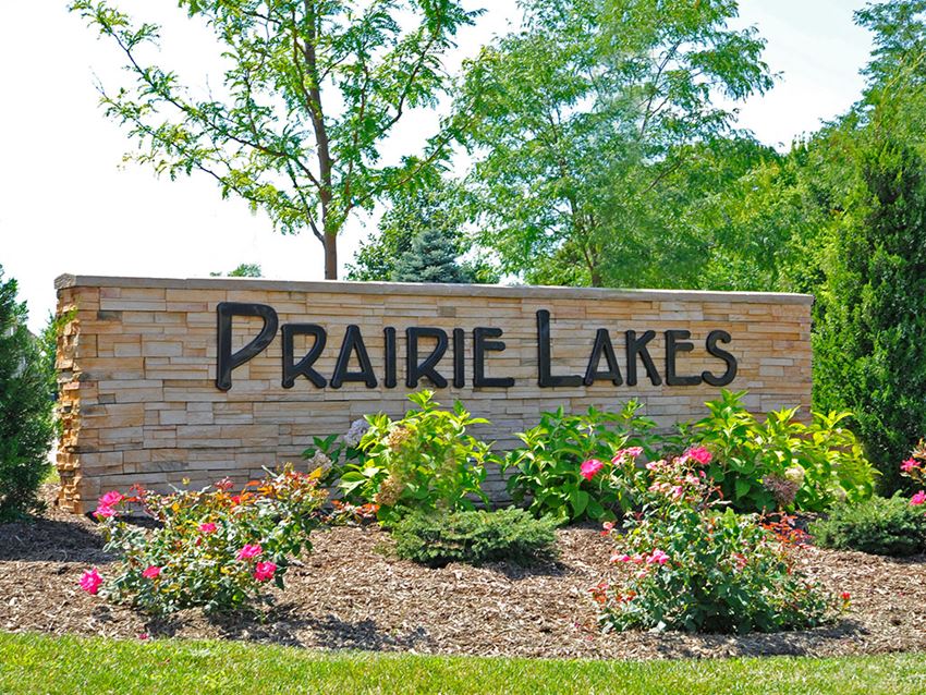 Entrance Sign at Prairie Lakes Apartments, Peoria, IL - Photo Gallery 1
