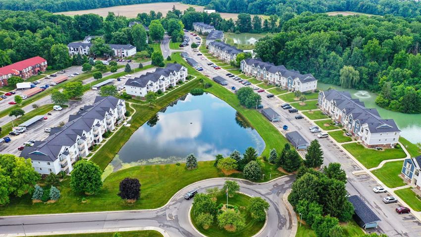 Great Pond Views Great Pond Views From Property at South Bridge Apartments, Indiana - Photo Gallery