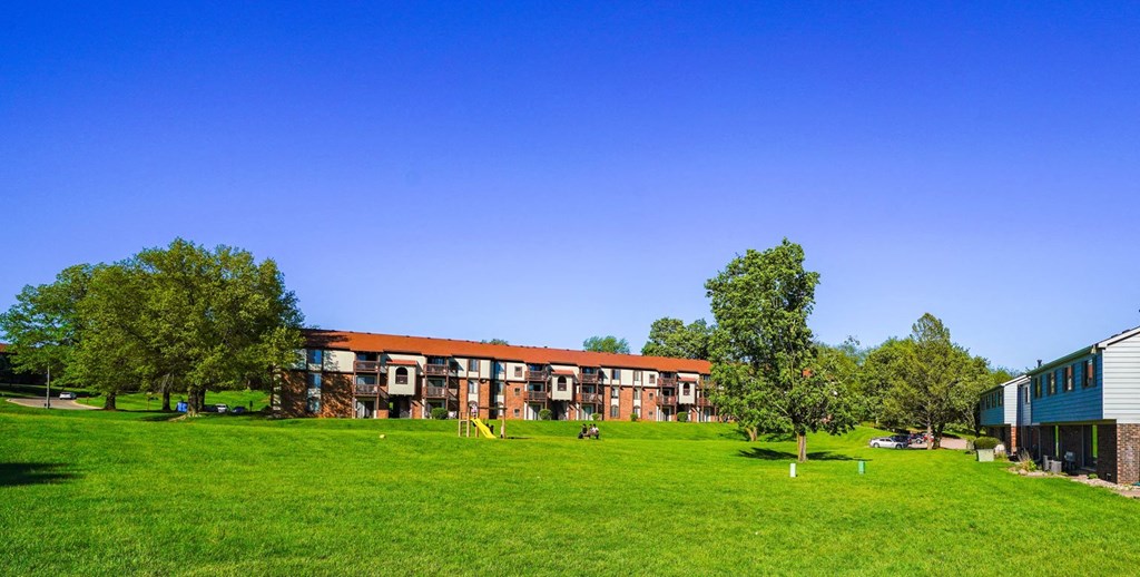 Large Green Community with Playground at Seville Apartments, Michigan
