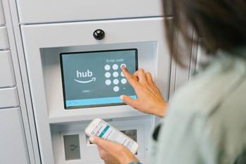 24/7 Package pickup with Amazon Hub at Seville Apartments in Kalamazoo, MI 49009