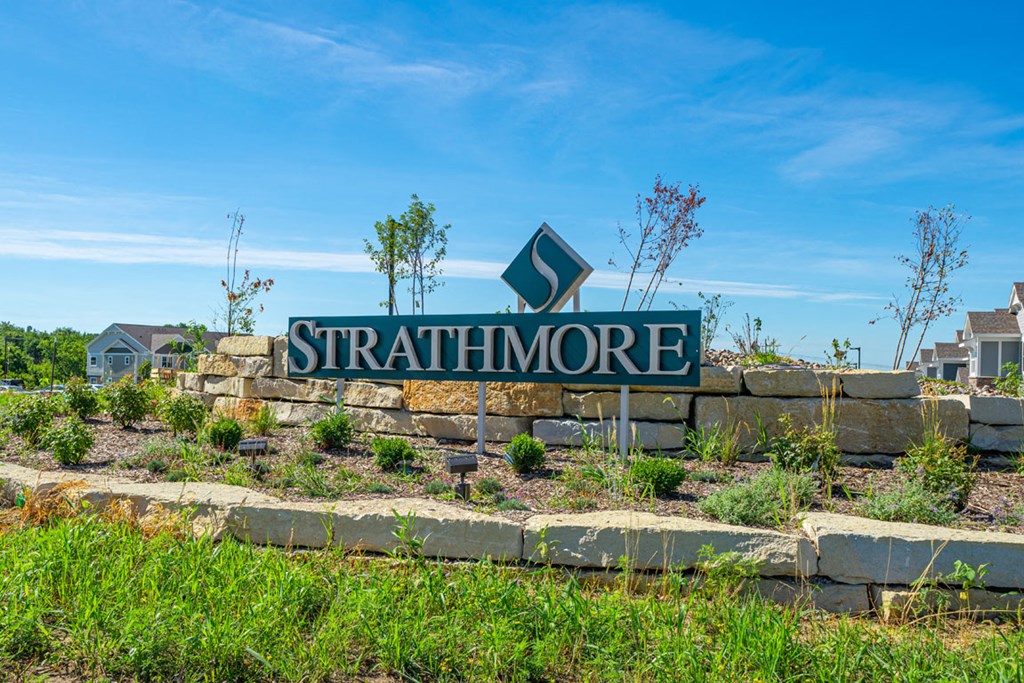 Welcoming Property Signage at Strathmore Apartment Homes, Iowa