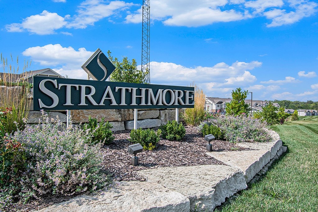 Welcoming Property Signage at Strathmore Apartment Homes, Iowa