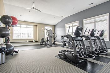 Fitness Center Open 24 Hours at Strathmore Apartment Homes in West Des Moines, IA