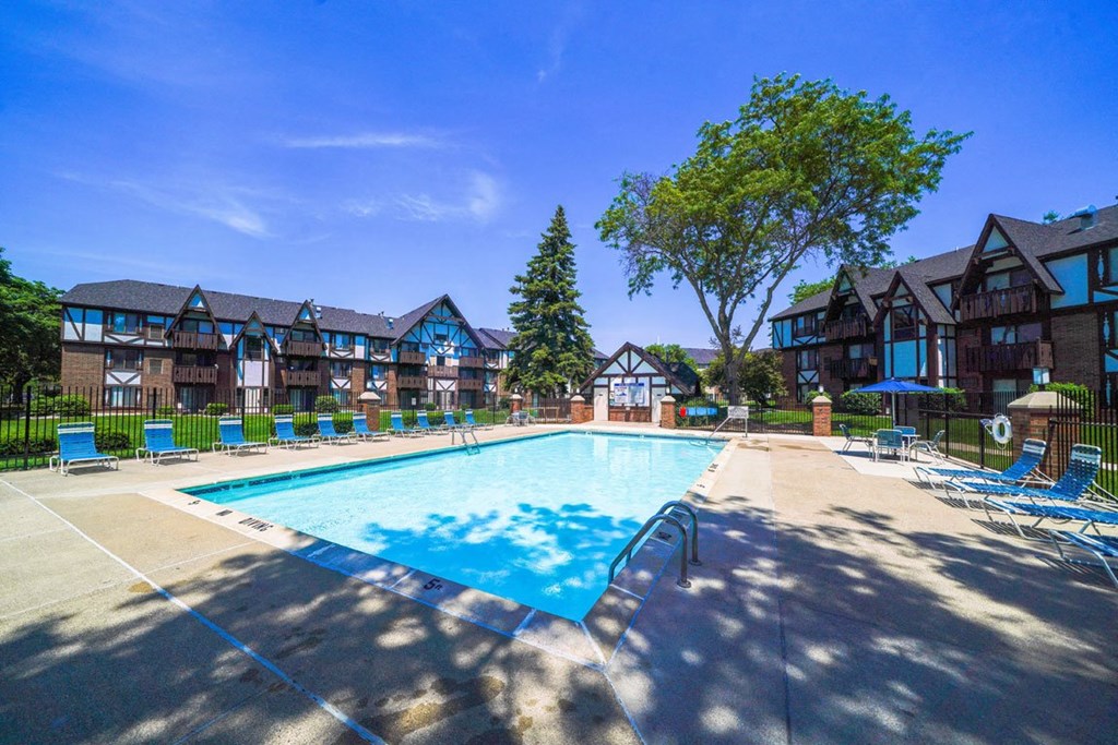 Crystal Clear Swimming Pool with Wi Fi at Swiss Valley Apartments, Wyoming, MI