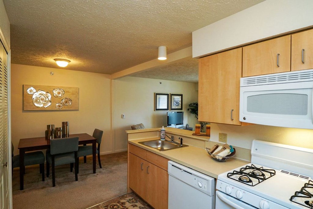Dishwasher And Built In Microwave at Tall Oaks Apartment Homes, Kalamazoo, 49009