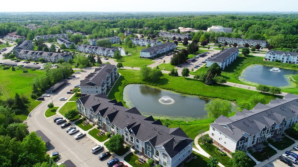 Scenic Property View at The Crossings Apartments, Grand Rapids, Michigan