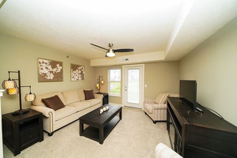 Modern Living Room at The Reserve at Destination Pointe, Grimes, IA