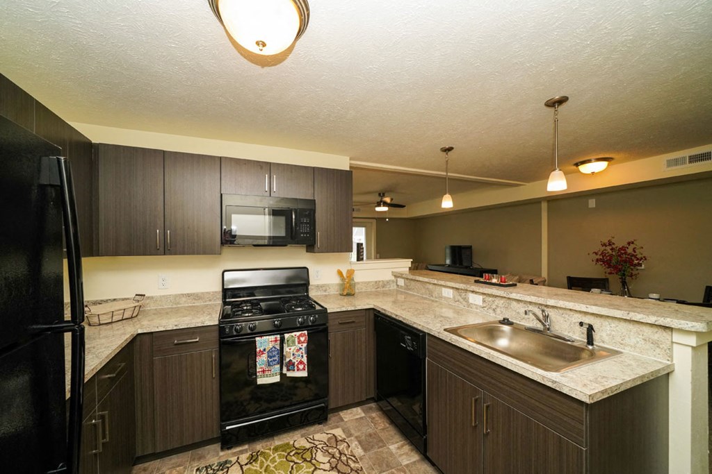 Well Equipped Kitchen at The Reserve at Destination Pointe, Grimes, Iowa