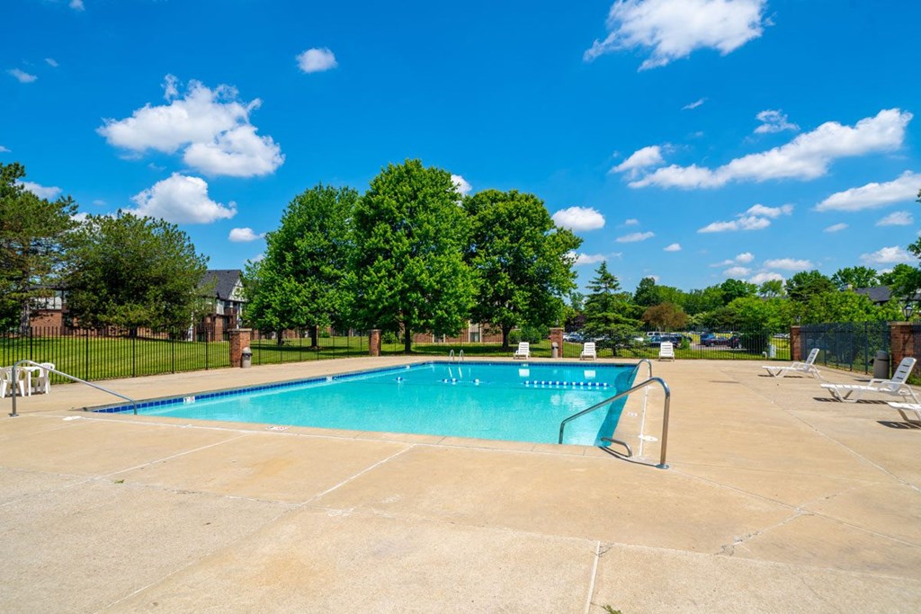 Sparkling Pool with Large Sundeck at Waverly Park Apartments, Lansing