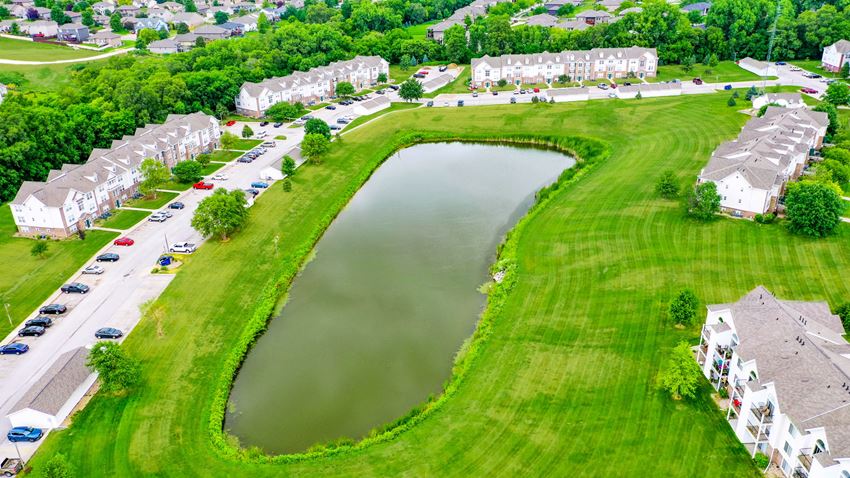 Scenic Views with Ponds Scenic Views with Ponds at West Hampton Park Apartment Homes, Nebraska - Photo Gallery