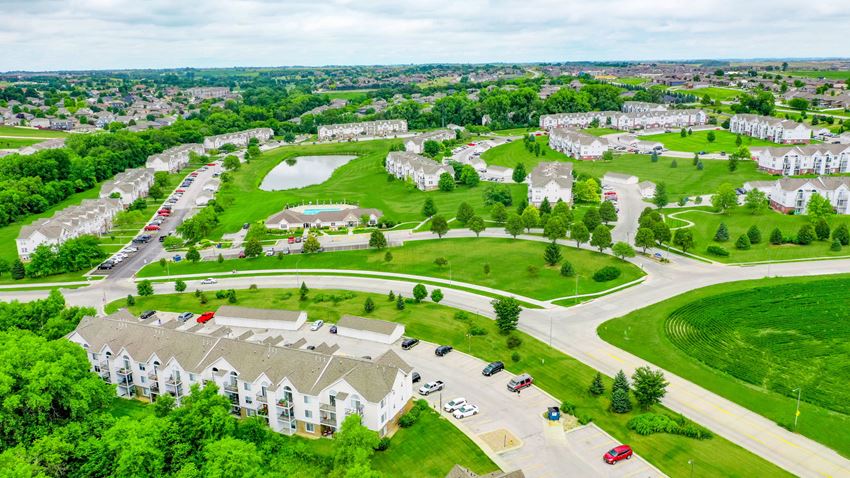 Breathtaking Aerial View at West Hampton Park Apartment Homes, Elkhorn, 68022 - Photo Gallery 1