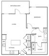 1C Floor Plan 1C Floor Plan at Valor at The Realm, Lewisville, TX, 75056