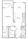 1F Floor Plan 1F Floor Plan at Valor at The Realm, Lewisville, Texas