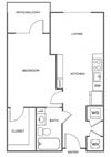 1G Floor Plan 1G Floor Plan at Valor at The Realm, Lewisville