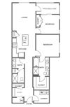 2B Floor Plan 2B Floor Plan at Valor at The Realm, Lewisville, 75056