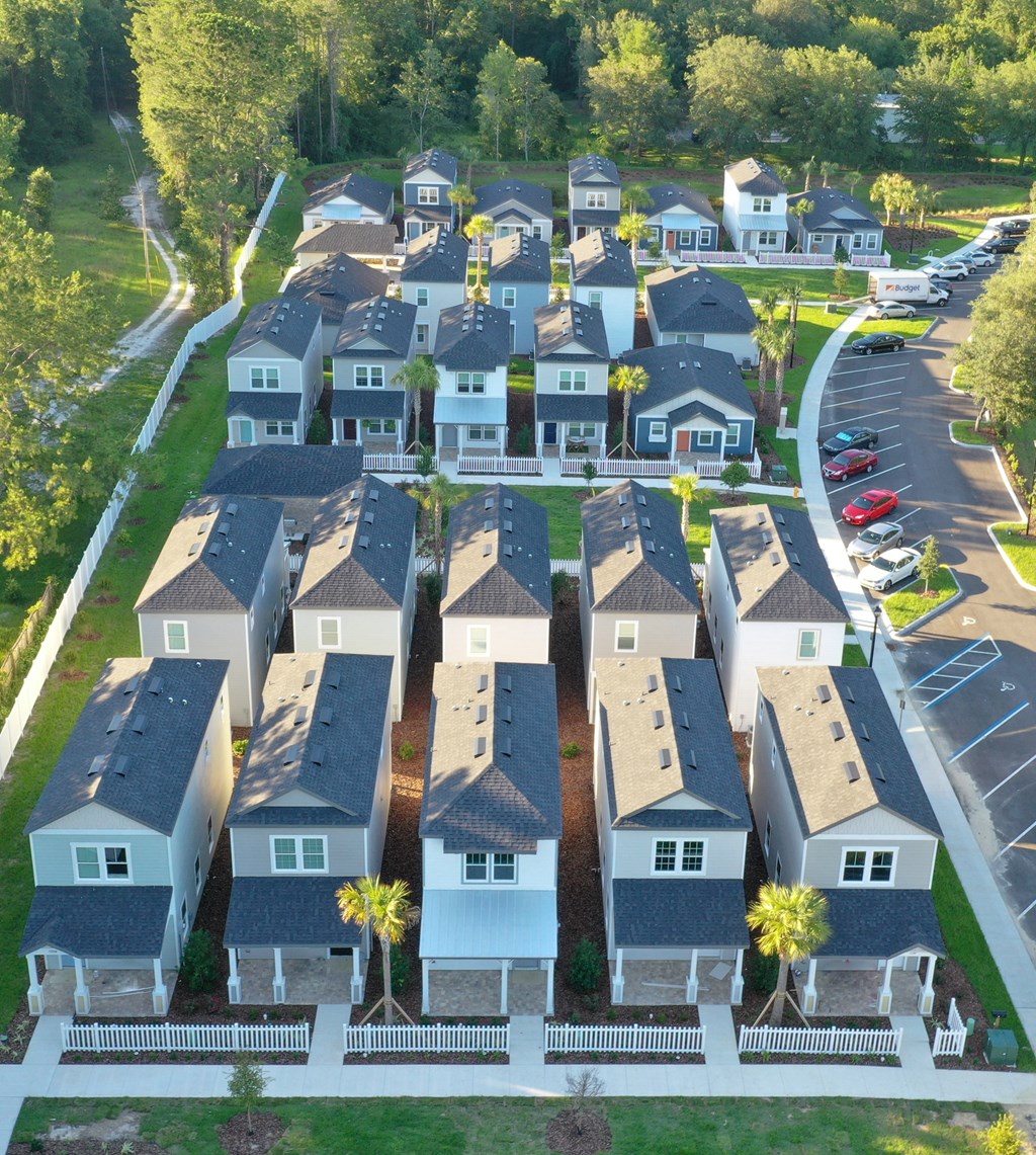 aerial image of community