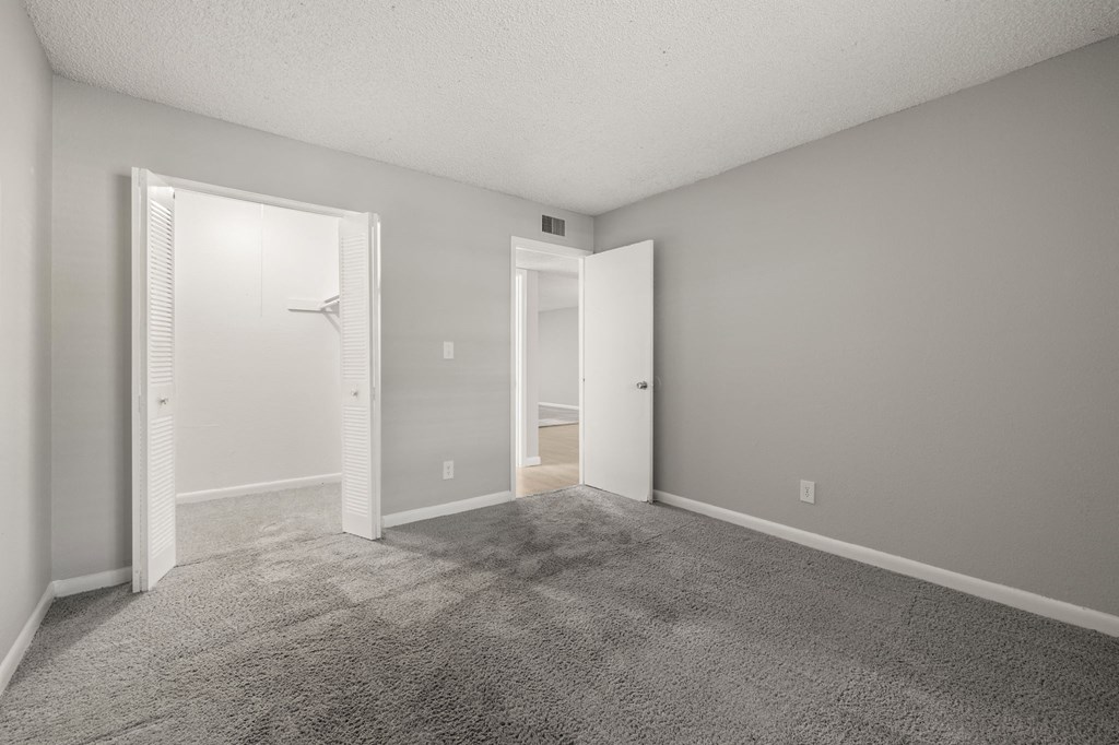 Open living room and dining room