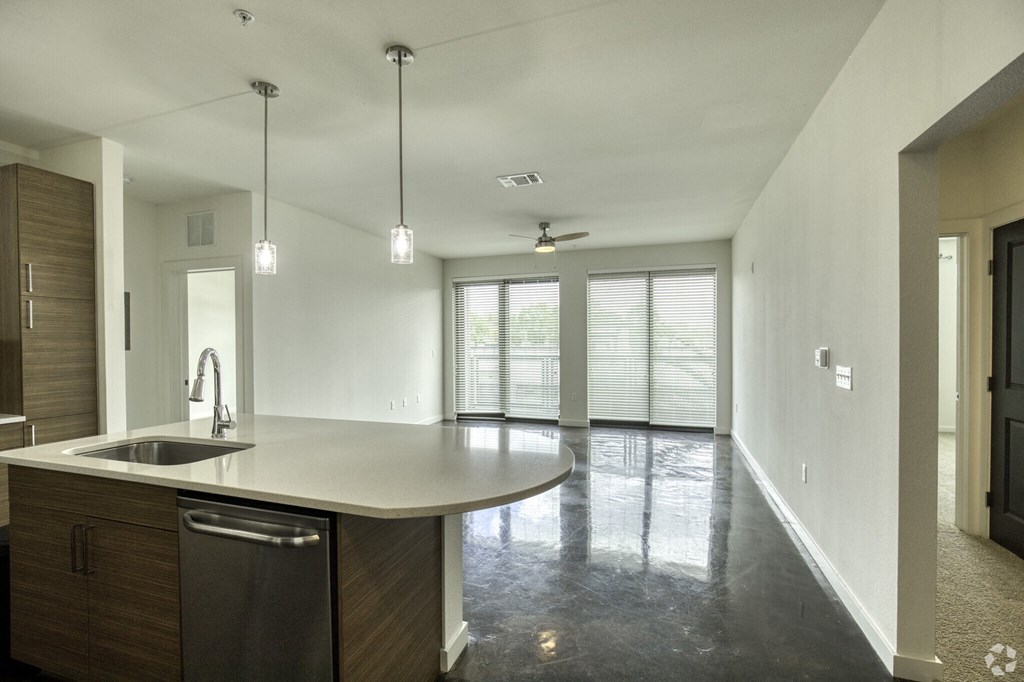 Kitchen and Living Room