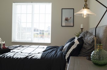 Bedroom Bedroom with queen size bed and large window - Photo Gallery 2