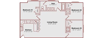 PS2- 3 Bedroom Large