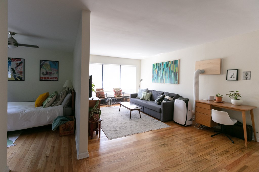 living room with couch