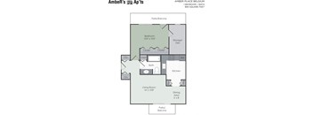 1 bedroom floor plan layout