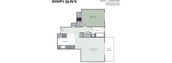 1 bedroom floor plan layout