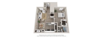 The Ashe Floorplan 789 sft