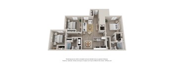 The Slate Floorplan 1182 SFT