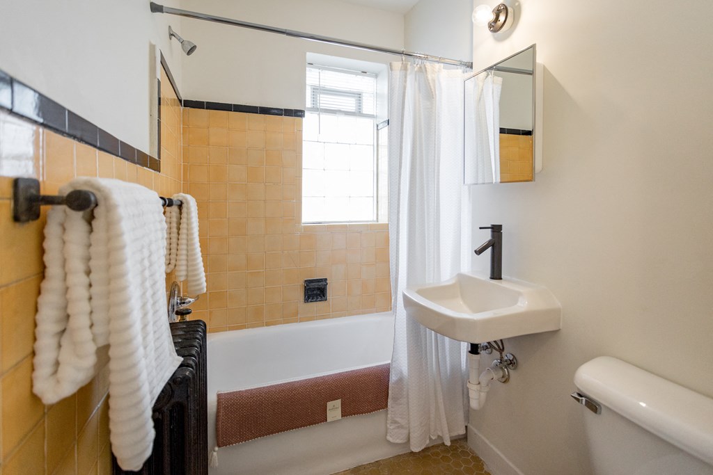 a bathroom with a sink and a bathtub