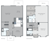2 Bedroom 2.5 Bath Townhome floor plan image